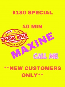 escorts ——- MAXINE $160 half hour special ——-