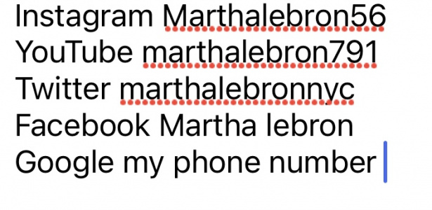 escorts Snapchat Martha_lebron23